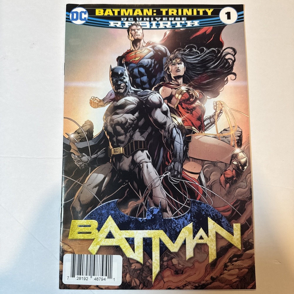 TRINITY #1 REBIRTH 1ST PRINT DC COMICS (2016) BATMAN SUPERMAN WONDER WOMAN
